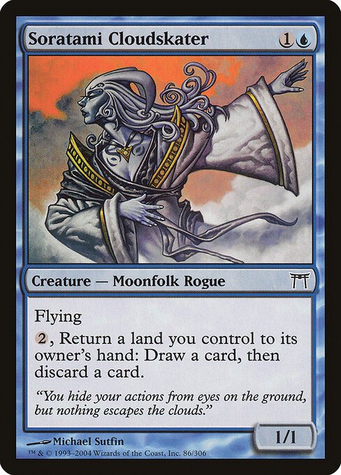 Soratami Cloudskater - Champions of Kamigawa Magic card