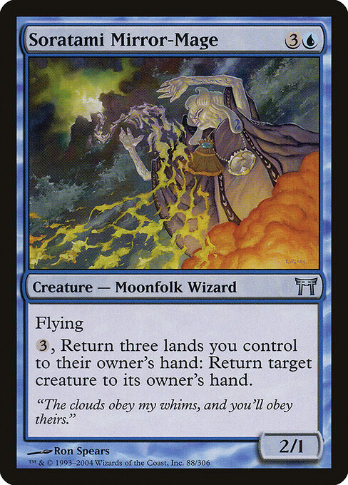 Soratami Mirror-Mage - Champions of Kamigawa Magic card