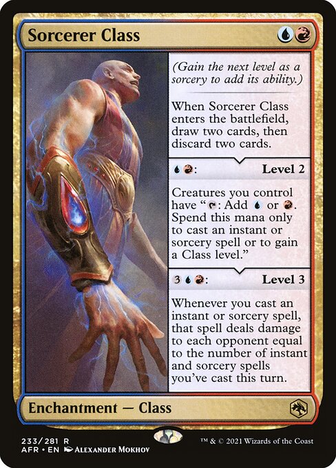 Sorcerer Class - Adventures in the Forgotten Realms Magic card