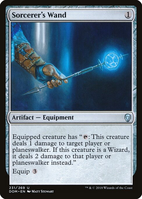 Sorcerer's Wand - Dominaria Magic card