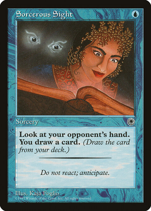 Sorcerous Sight - Portal Magic card