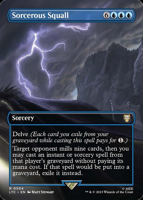 Sorcerous Squall - Tales of Middle-earth Commander Magic card