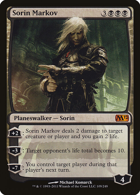 Sorin Markov - Magic 2012 Magic card