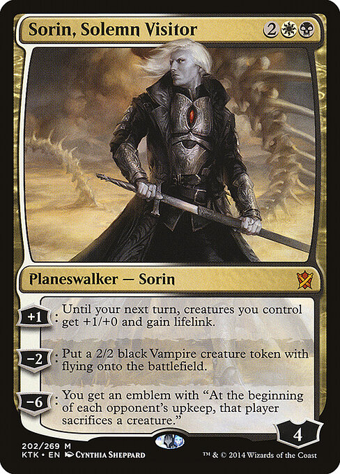 Sorin, Solemn Visitor - Khans of Tarkir Magic card