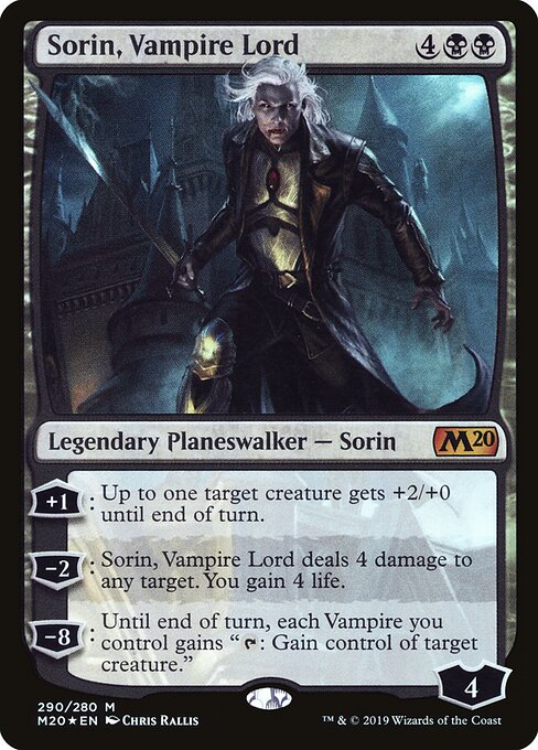 Sorin, Vampire Lord - Core Set 2020 Magic card
