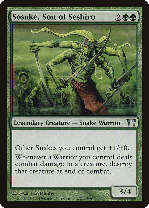 Sosuke, Son of Seshiro - Champions of Kamigawa Magic card