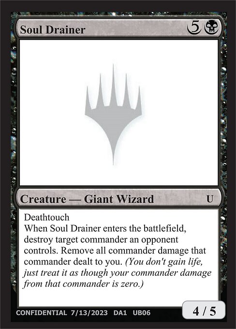 Soul Drainer - Unknown Event (#UB06) - Magic: The Gathering Card
