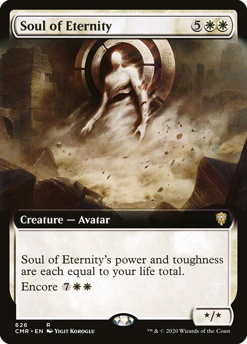 Anima dell'Eternità (Soul of Eternity) - Commander Legends (#50) - Illustrated by Yigit Koroglu - Magic: The Gathering Card