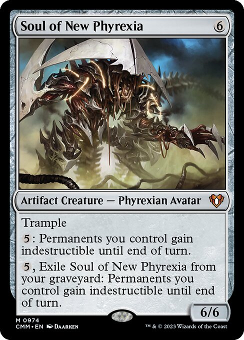 Soul of New Phyrexia - Commander Masters Magic card