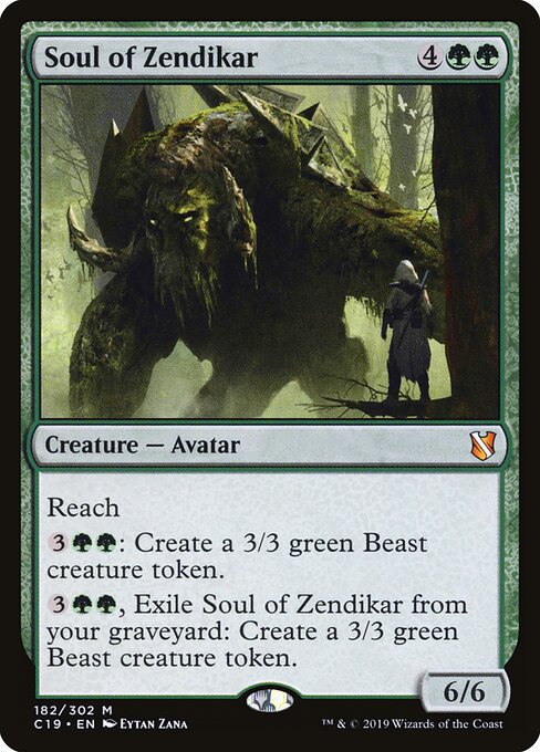 Soul of Zendikar - Commander 2019 Magic card