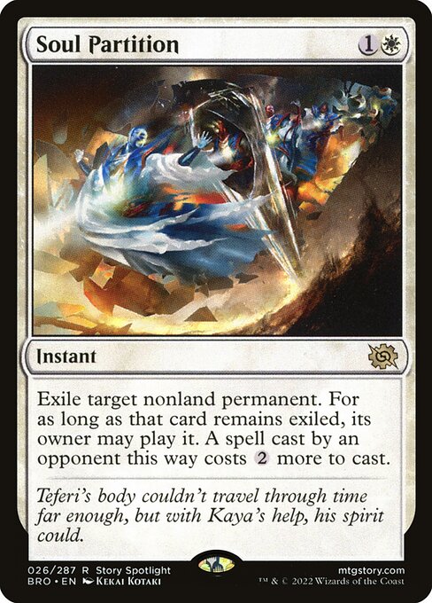 Soul Partition - The Brothers' War Magic card