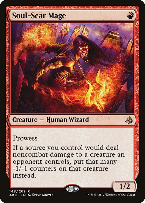 Soul-Scar Mage - Amonkhet Magic card