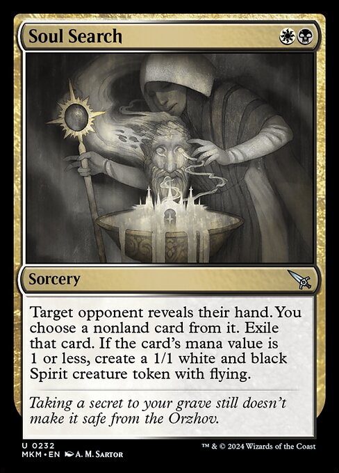 Soul Search - Murders at Karlov Manor Magic card