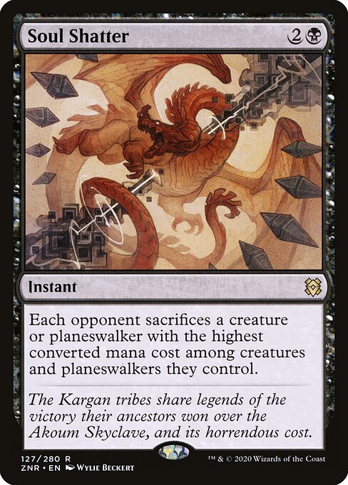 Soul Shatter - Zendikar Rising Magic card