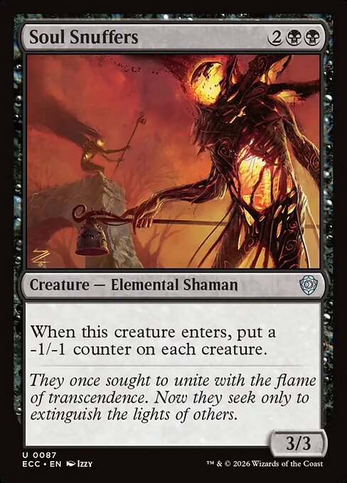 Soul Snuffers - Lorwyn Eclipsed Commander (#87) - Illustrated by Izzy - Magic: The Gathering Card