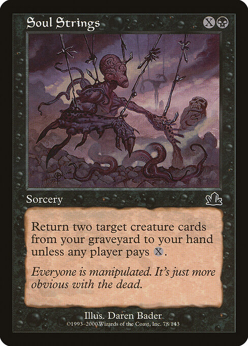 Soul Strings - Prophecy Magic card