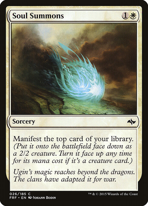 Soul Summons - Fate Reforged Magic card