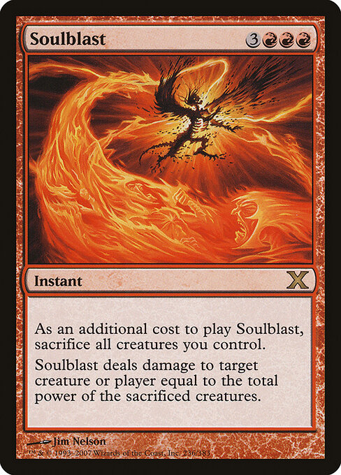 Soulblast - Tenth Edition Magic card
