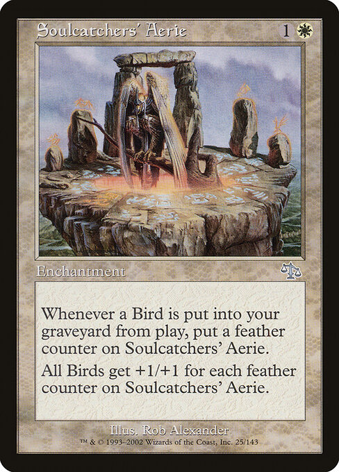 Soulcatchers' Aerie - Judgment (#25) - Illustrated by Rob Alexander - Magic: The Gathering Card