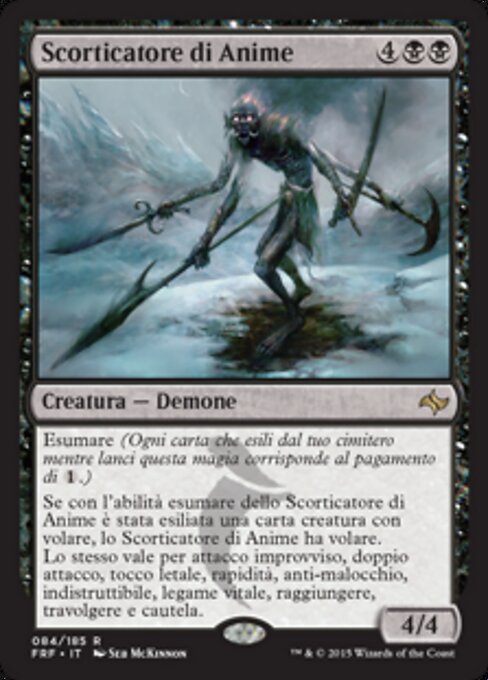 Scorticatore di Anime (Soulflayer) - Fate Reforged (#84) - Illustrated by Seb McKinnon - Magic: The Gathering Card