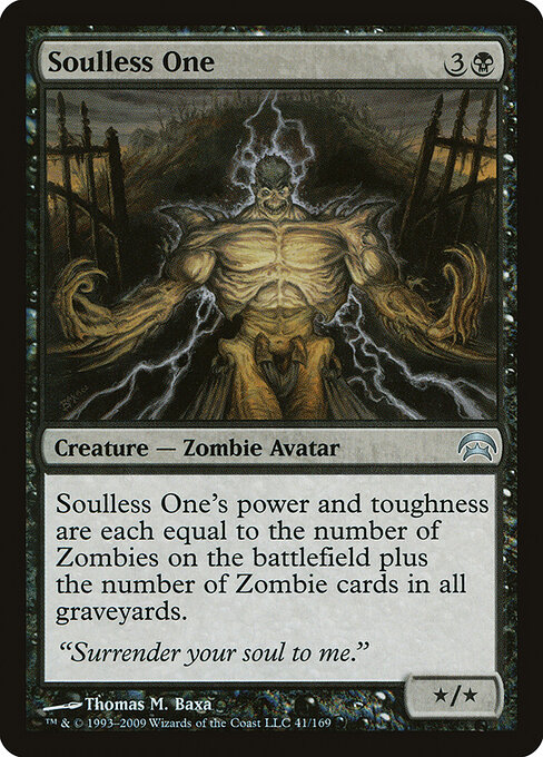 El desalmado (Soulless One) - Onslaught (#171) - Illustrated by Thomas M. Baxa - Magic: The Gathering Card