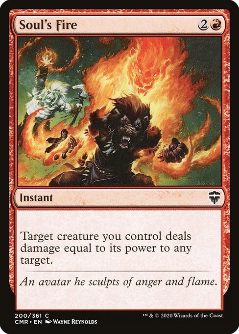 Soul's Fire - Commander Legends Magic card