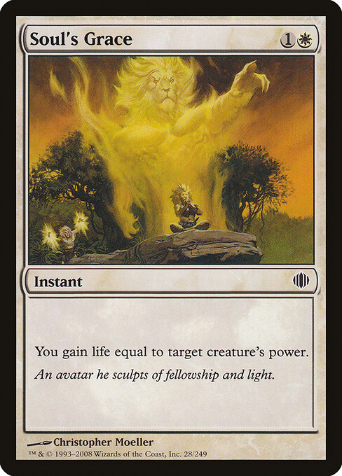 Soul's Grace - Shards of Alara Magic card