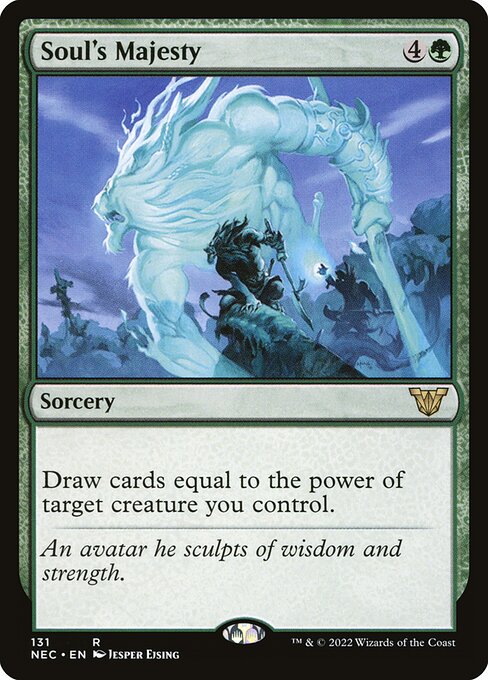 Soul's Majesty - Neon Dynasty Commander Magic card