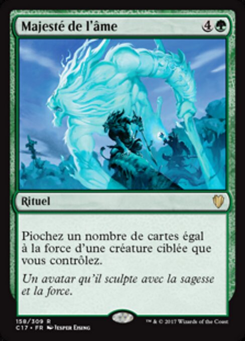 Grandezza d'Animo (Soul's Majesty) - Conflux (#92) - Illustrated by Jesper Ejsing - Magic: The Gathering Card
