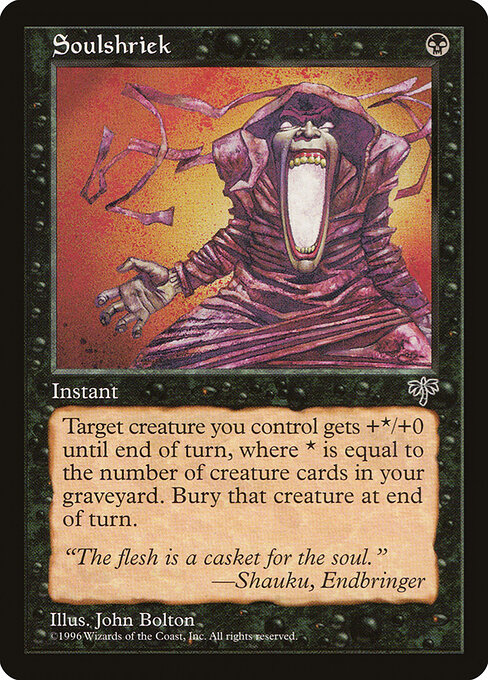 Soulshriek - Mirage Magic card