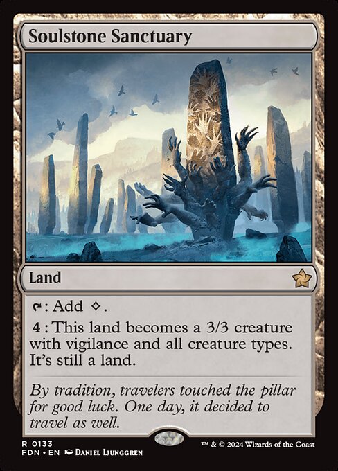 Soulstone Sanctuary - Foundations Magic card