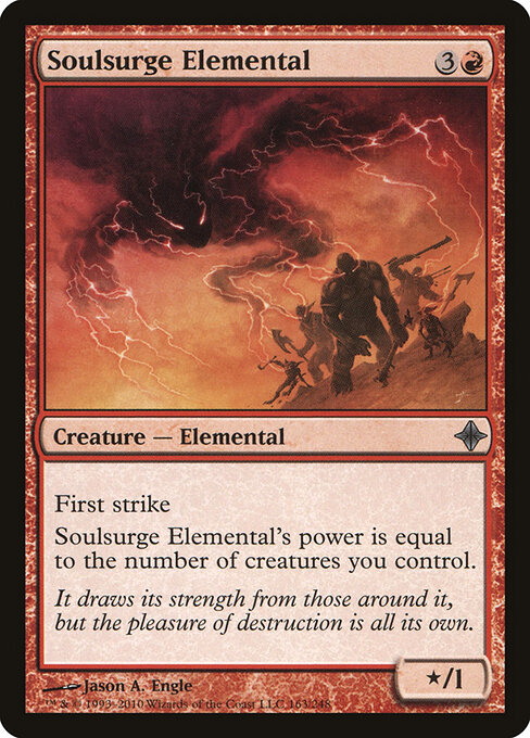 Soulsurge Elemental - Rise of the Eldrazi Magic card