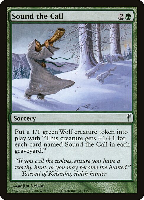 Sound the Call - Coldsnap Magic card