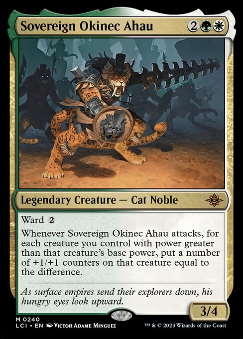 Sovereign Okinec Ahau - The Lost Caverns of Ixalan (#240) - Illustrated by Victor Adame Minguez - Magic: The Gathering Card