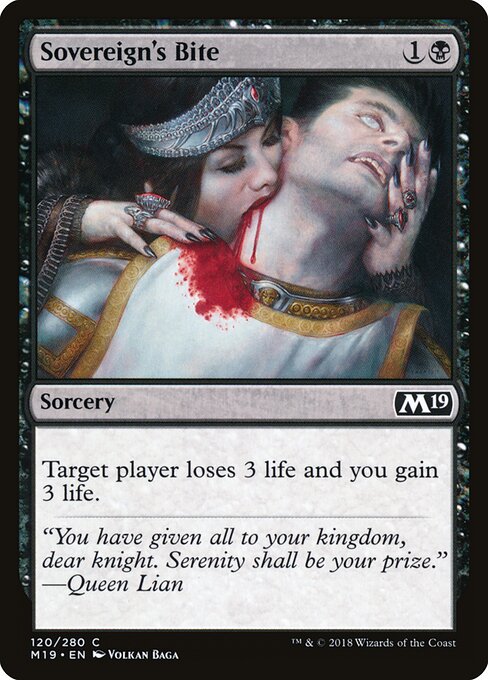 Sovereign's Bite - Core Set 2019 Magic card