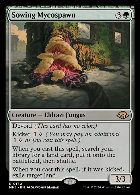 Sowing Mycospawn - Modern Horizons 3 Magic card
