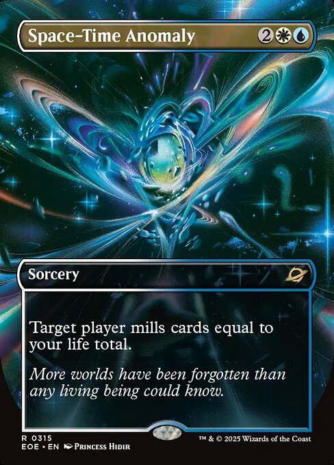 Anomalia Spazio-Temporale (Space-Time Anomaly) - Edge of Eternities (#315) - Illustrated by Princess Hidir - Magic: The Gathering Card