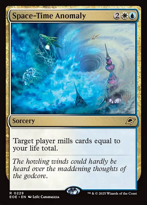 Space-Time Anomaly - Edge of Eternities Promos (#229p) - Illustrated by Loïc Canavaggia - Magic: The Gathering Card