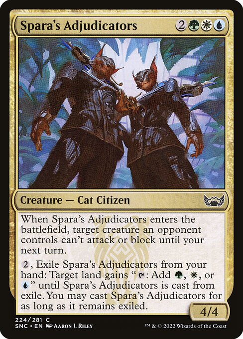 Spara's Adjudicators - Streets of New Capenna Magic card