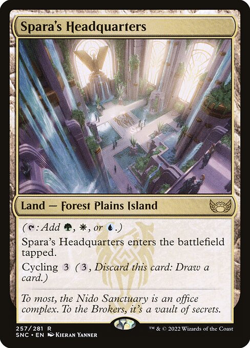 Spara's Headquarters - Streets of New Capenna Magic card