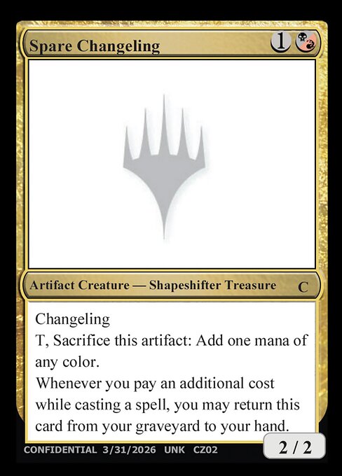 Spare Changeling - Unknown Event Magic card