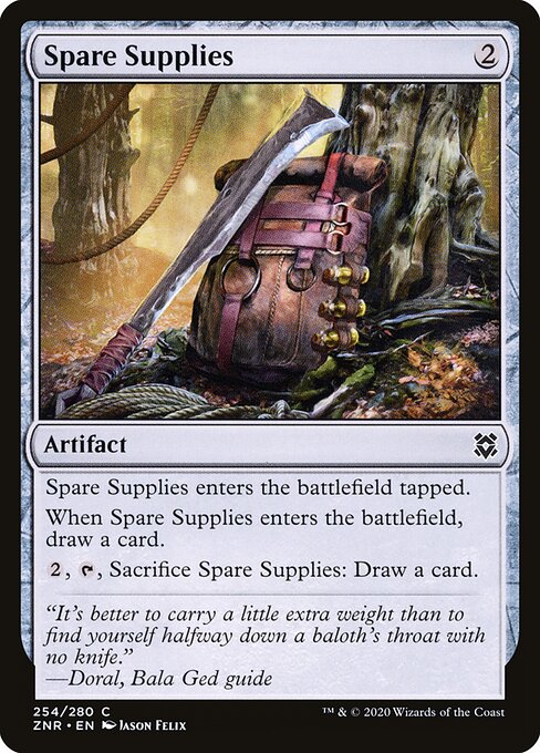 Spare Supplies - Zendikar Rising Magic card