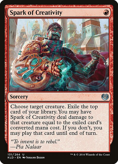 Spark of Creativity - Kaladesh Magic card