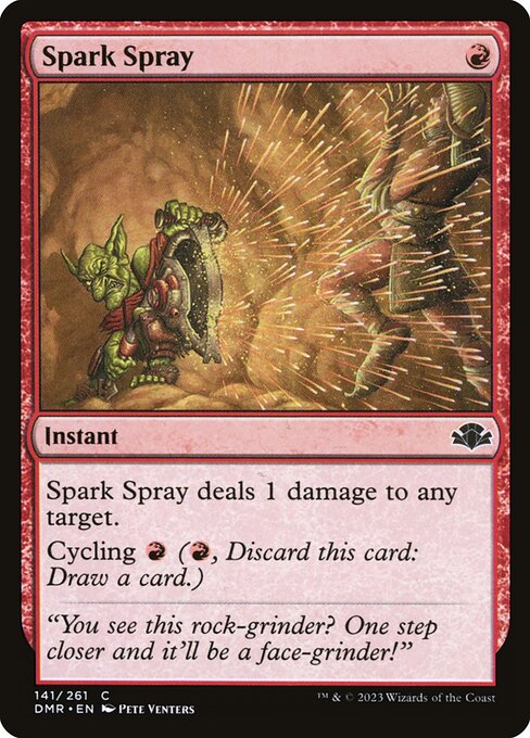 Spark Spray - Dominaria Remastered Magic card