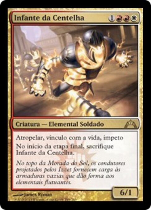 火花の強兵 (Spark Trooper) - Gatecrash (#199) - Illustrated by James Ryman - Magic: The Gathering Card