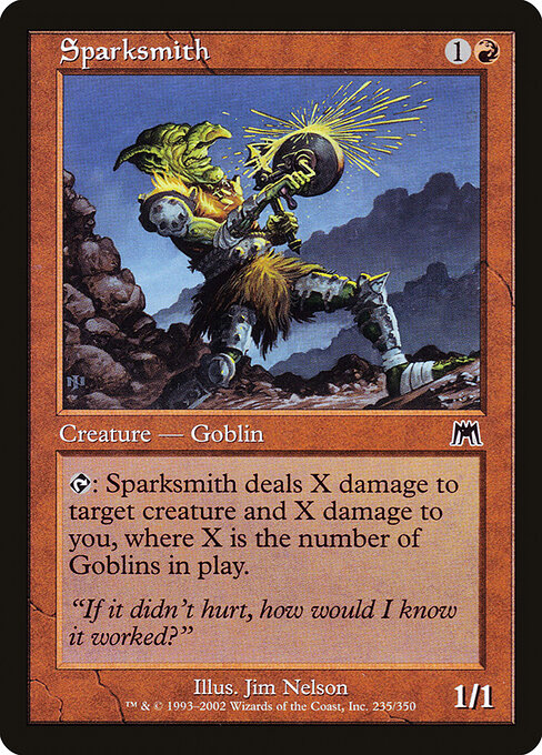 Sparksmith - Onslaught Magic card