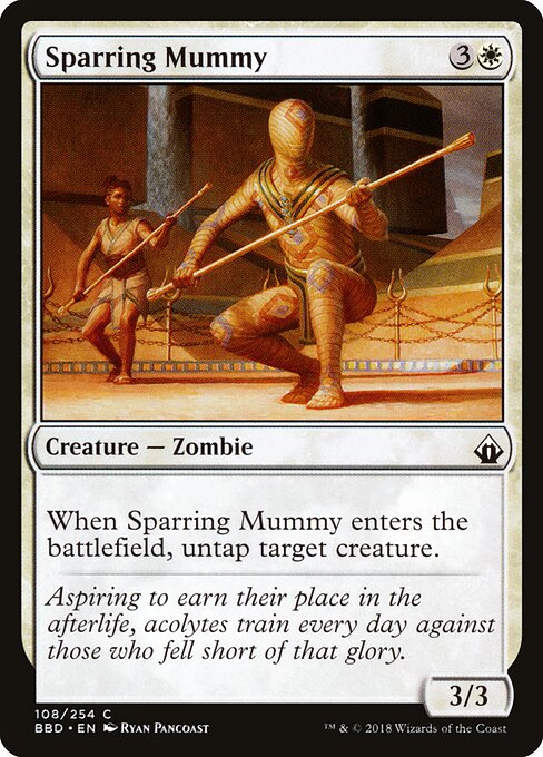 Sparring Mummy - Battlebond Magic card