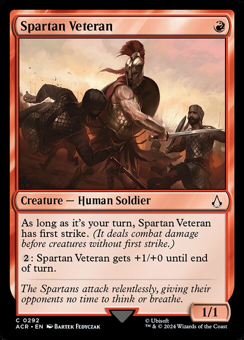 Spartan Veteran - Assassin's Creed Magic card