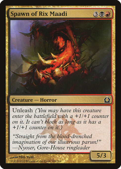 Spawn of Rix Maadi - Return to Ravnica Magic card