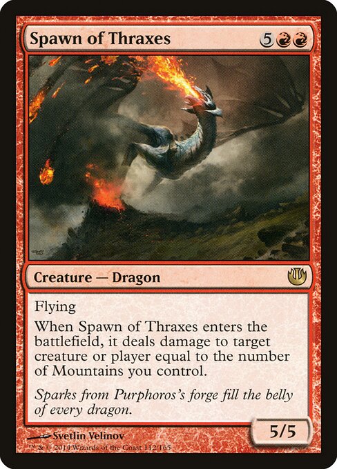 Spawn of Thraxes - Journey into Nyx (#112) - Illustrated by Svetlin Velinov - Magic: The Gathering Card